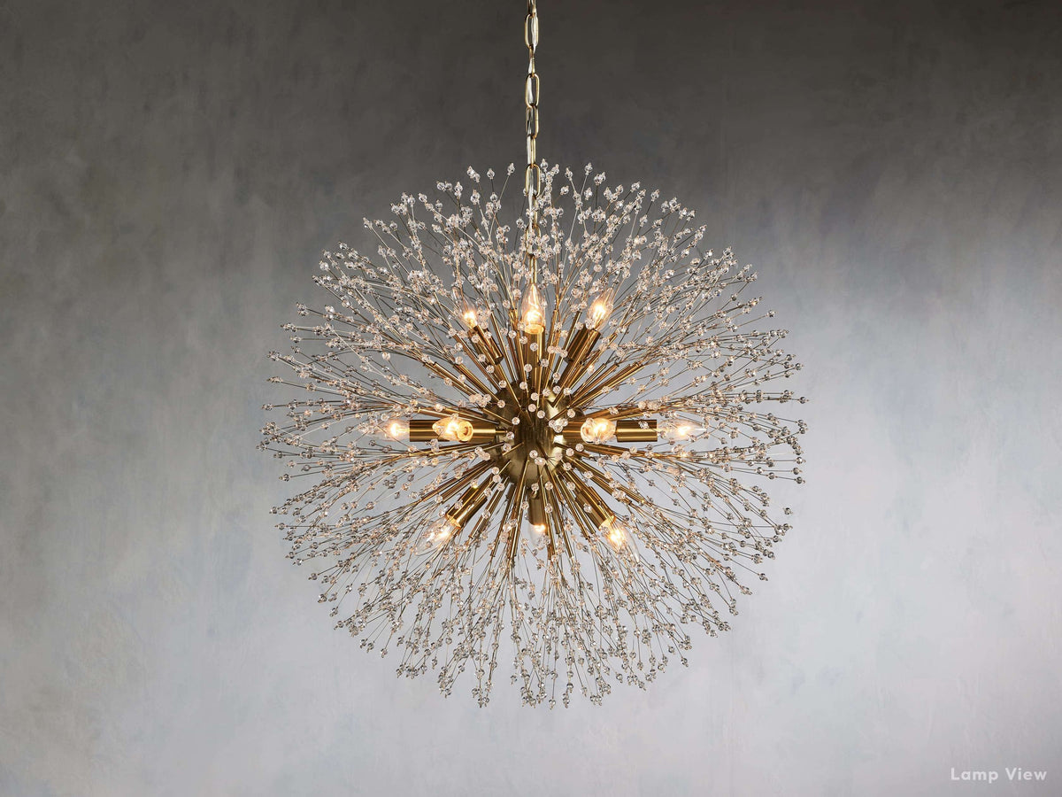 Dandelion Tufted Crystal Round Chandelier