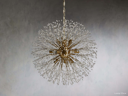 Dandelion Tufted Crystal Round Chandelier