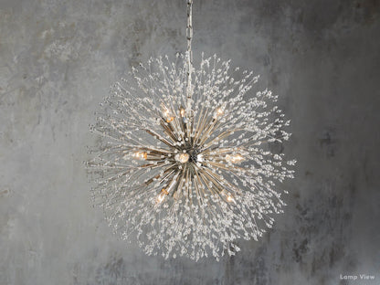 Dandelion Tufted Crystal Round Chandelier