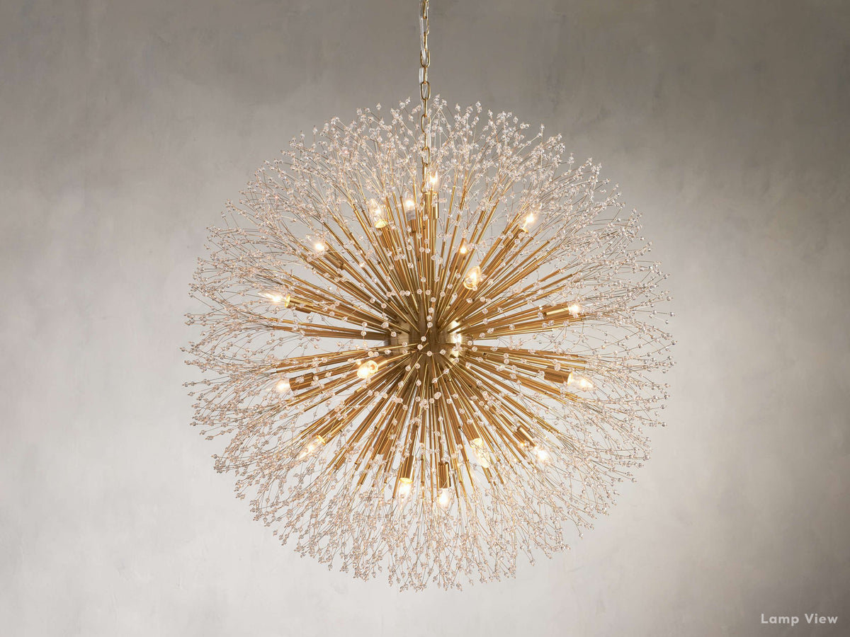 Dandelion Tufted Crystal Round Chandelier