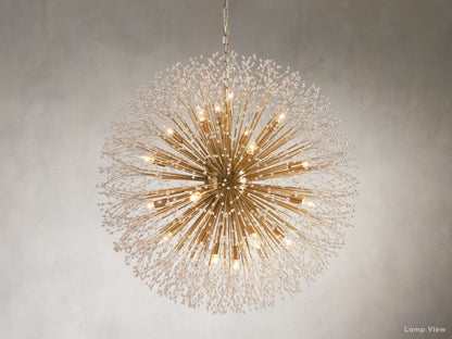 Dandelion Tufted Crystal Round Chandelier