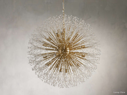 Dandelion Tufted Crystal Round Chandelier