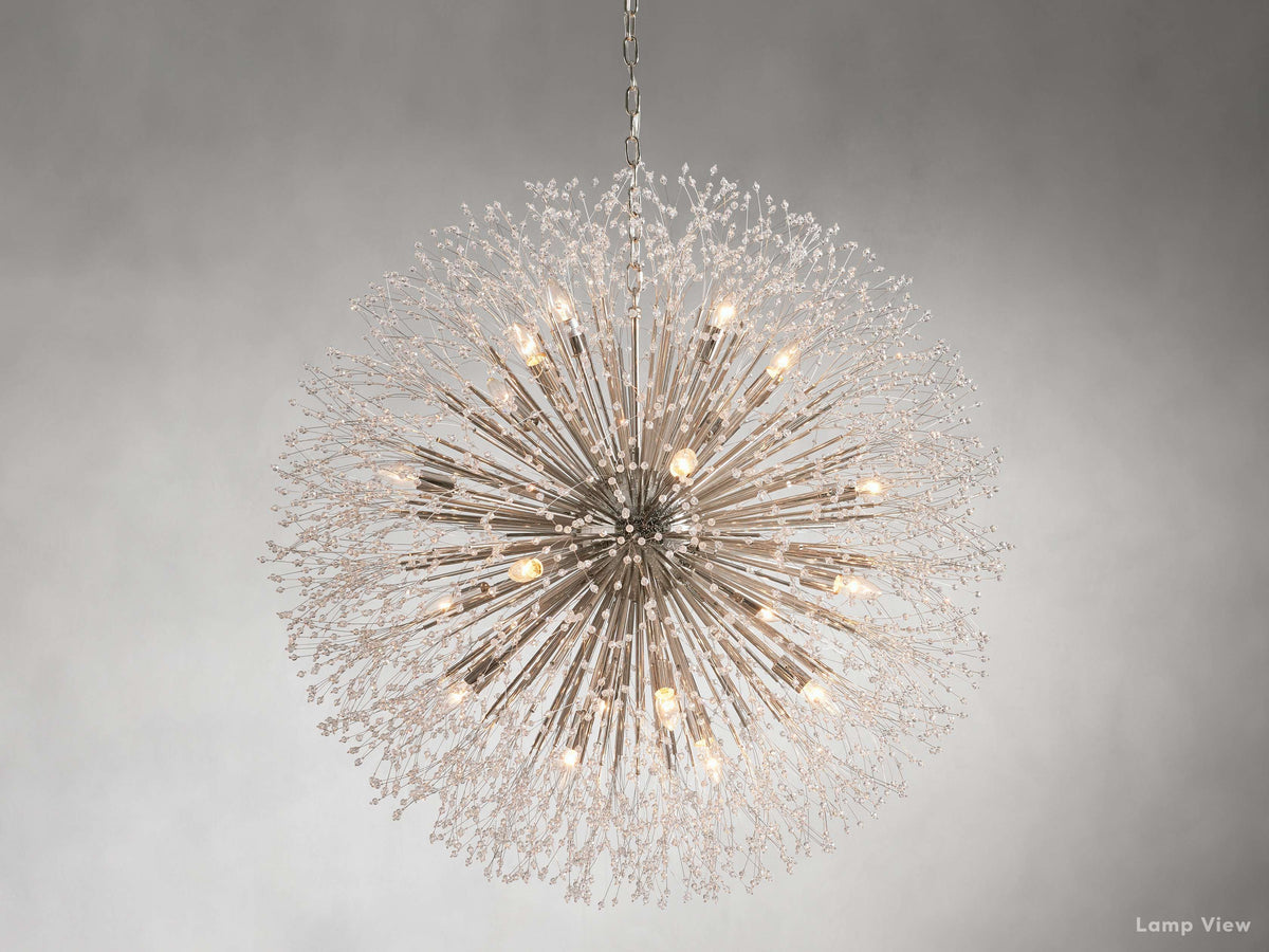 Dandelion Tufted Crystal Round Chandelier