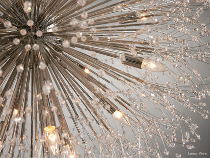 Dandelion Tufted Crystal Round Chandelier