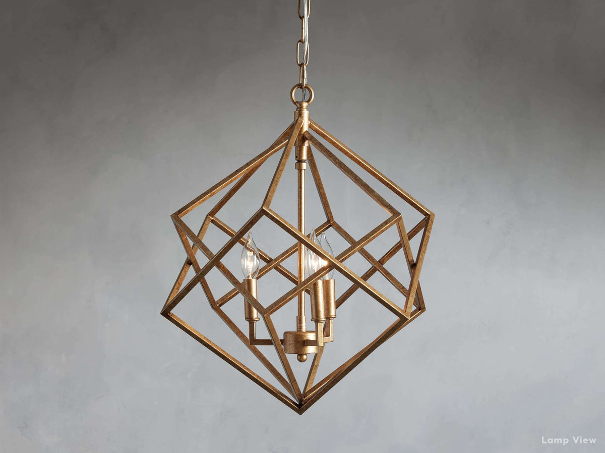 Geode Polygonal Contour Pendant Light