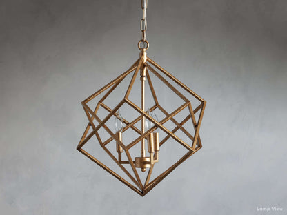 Geode Polygonal Contour Pendant Light