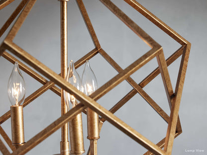 Geode Polygonal Contour Pendant Light
