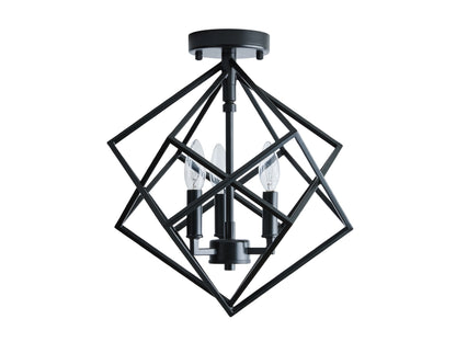 Geode Polygonal Contour Flush Mount