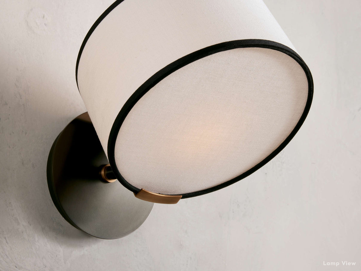 Daphne Textile Shade Wall Sconce