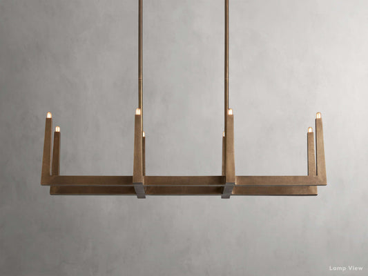 Emmet Heritage Crafted Linear Chandelier