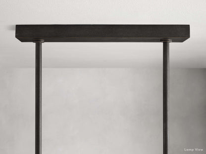Emmet Antiqued Cross Linear Chandelier