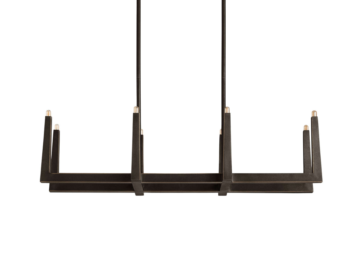 Emmet Antiqued Linear Chandelier