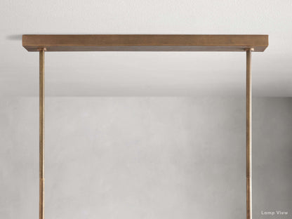 Emmet Antiqued Cross Linear Chandelier