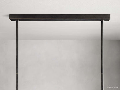 Emmet Antiqued Cross Linear Chandelier