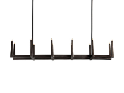 Emmet Antiqued Cross Linear Chandelier