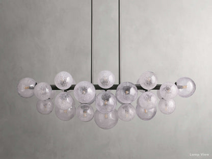Mandoza Frothy Glass Linear Chandelier