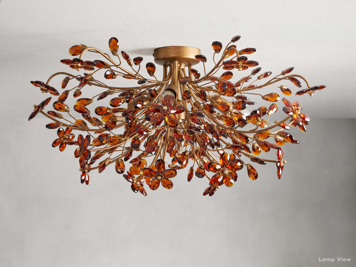 Fiore Bloom Leaf Flush Mount