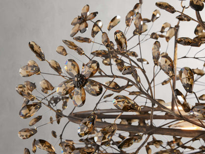Fiore Bloom Leaf Oval Chandelier