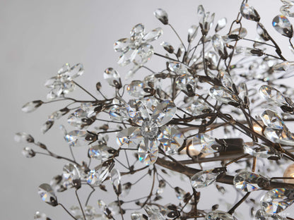 Fiore Twig Crystal Crown Chandelier