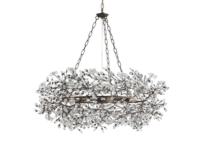 Fiore Twig Crystal Crown Chandelier