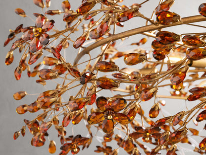 Fiore Twig Crystal Crown Chandelier