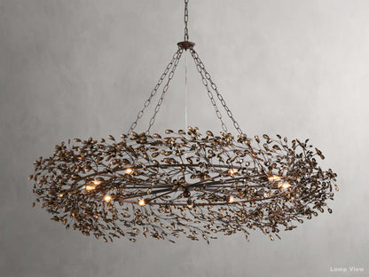 Fiore Twig Crystal Crown Chandelier