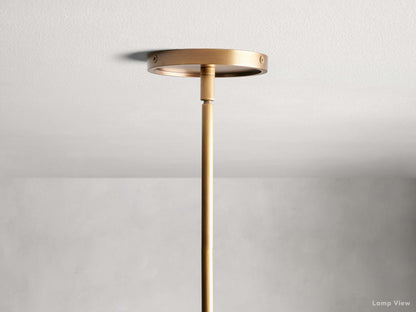 Theron Bell Glass Linear Chandelier