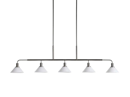 Theron Bell Glass Linear Chandelier