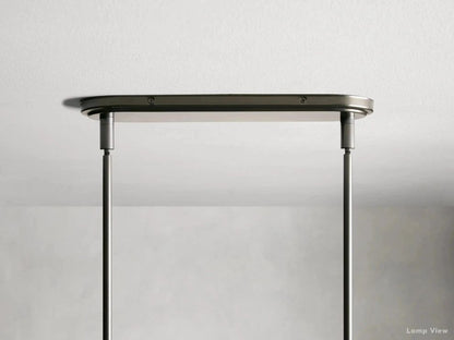 Theron Bell Glass Linear Chandelier