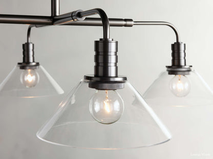 Theron Bell Glass Round Chandelier