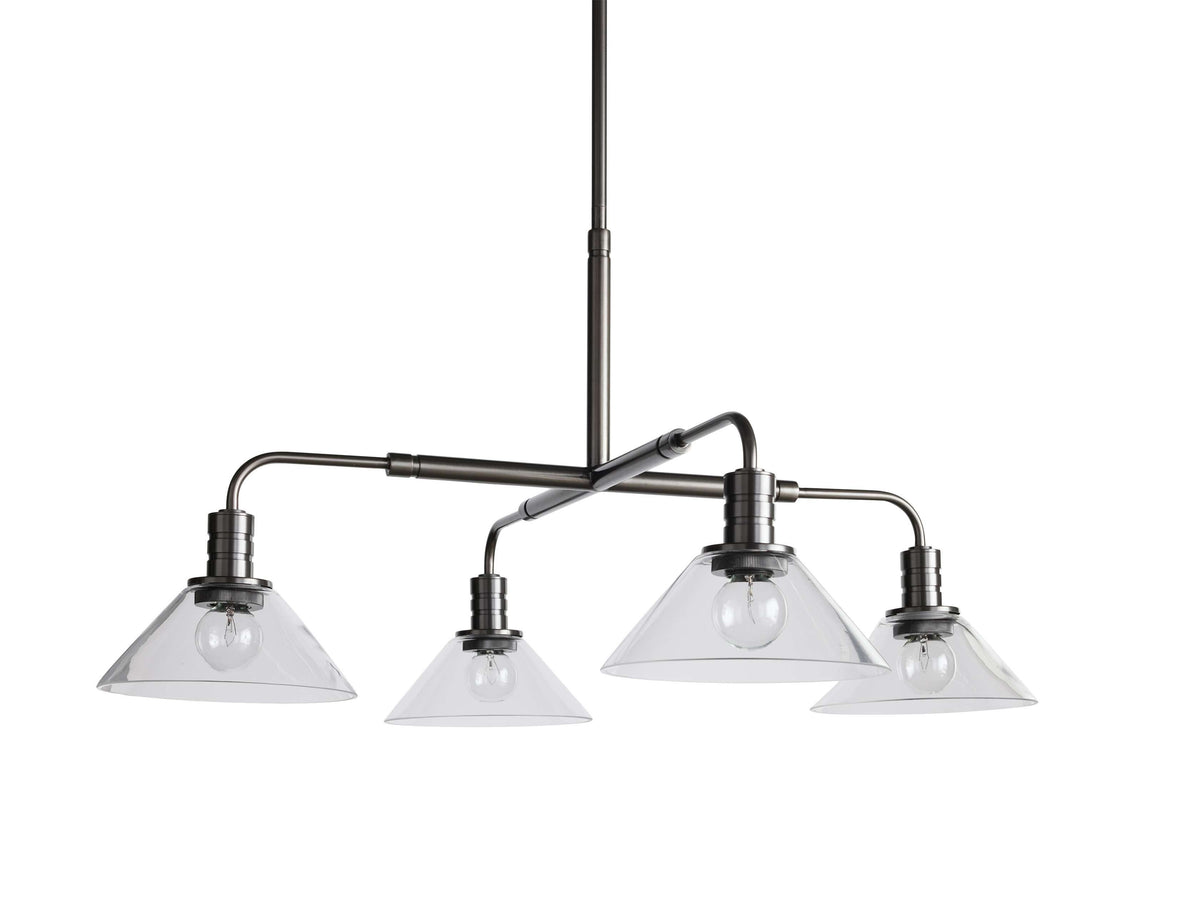 Theron Bell Glass Round Chandelier