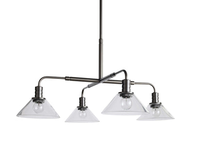 Theron Bell Glass Round Chandelier