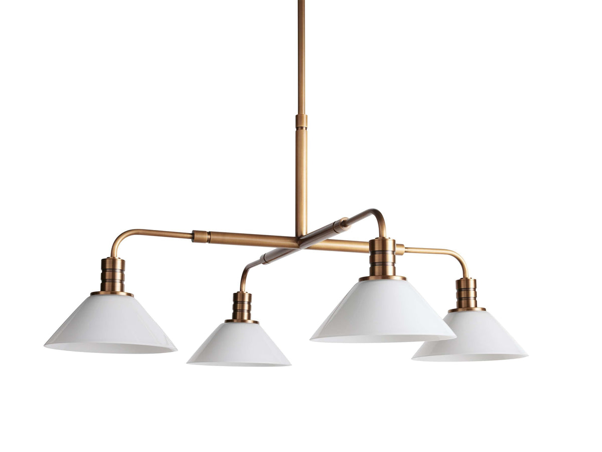 Theron Bell Glass Round Chandelier