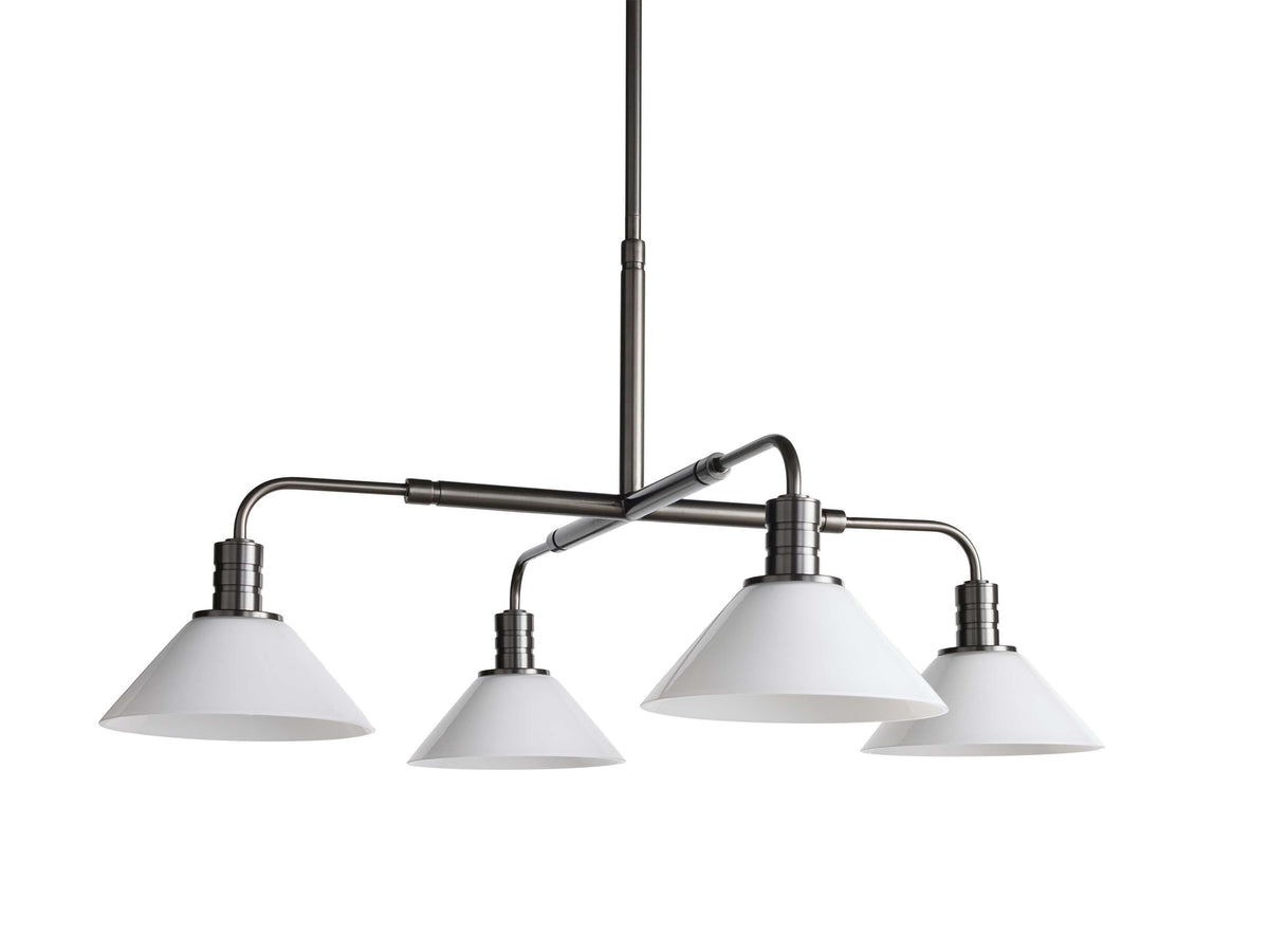 Theron Bell Glass Round Chandelier