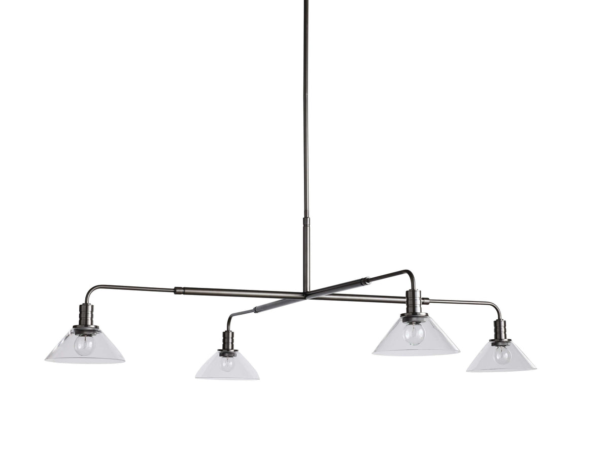 Theron Bell Glass Round Chandelier