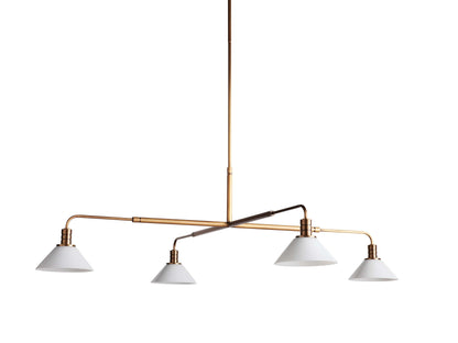 Theron Bell Glass Round Chandelier