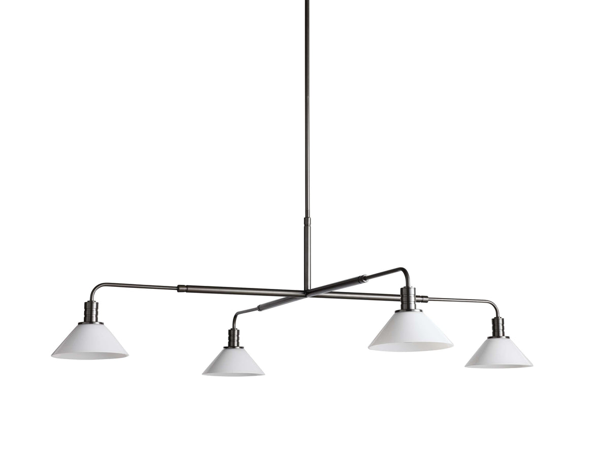 Theron Bell Glass Round Chandelier