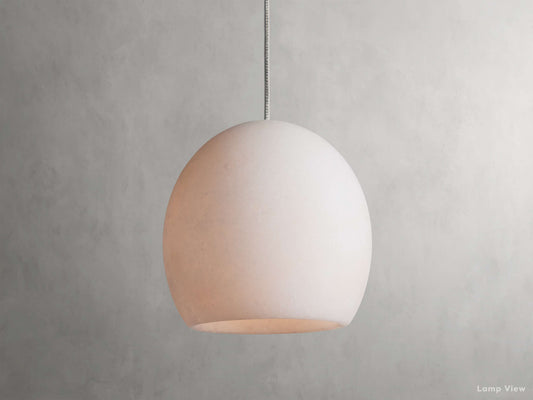 Arica Alabaster Crafted Pendant Light