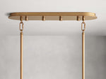 Delsie Glass Oval Chandelier