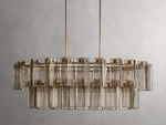 Delsie Glass Oval Chandelier