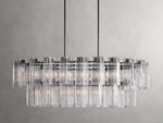 Delsie Glass Oval Chandelier