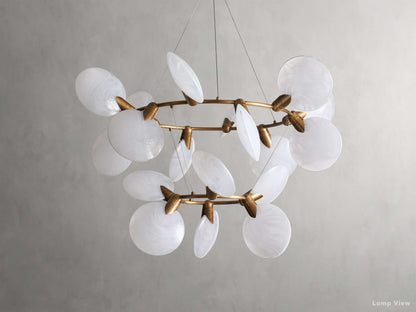 Lyla Floral Glow Two-Tier Chandelier