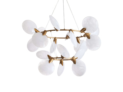 Lyla Floral Glow Two-Tier Chandelier