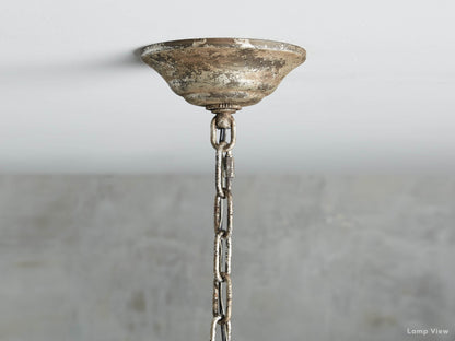 Bonita Weathered Glow Round Chandelier