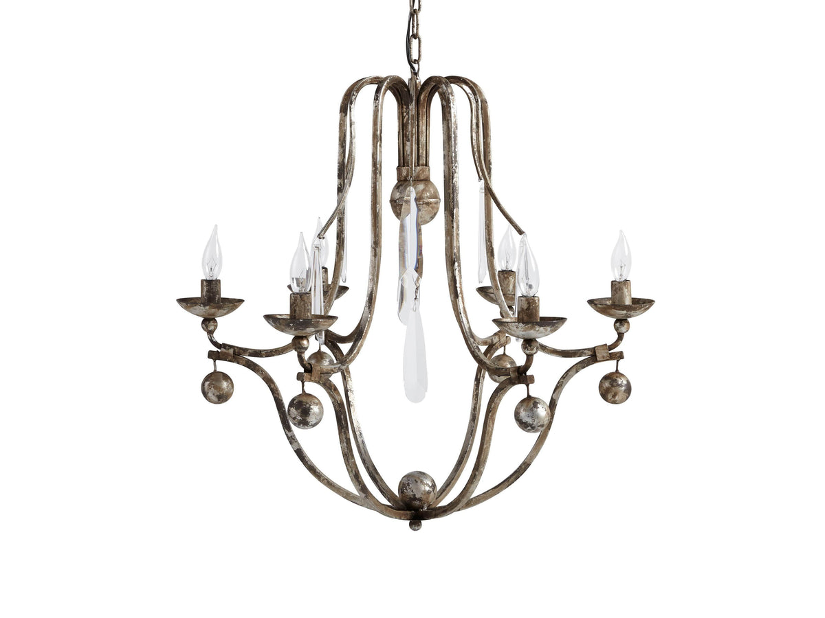 Bonita Weathered Glow Round Chandelier