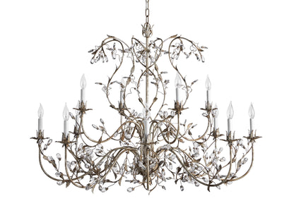 Claudette Gleam Patina Round Chandelier