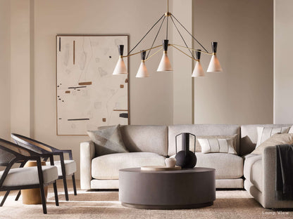 Ramsey Muted Diffusion Round Chandelier