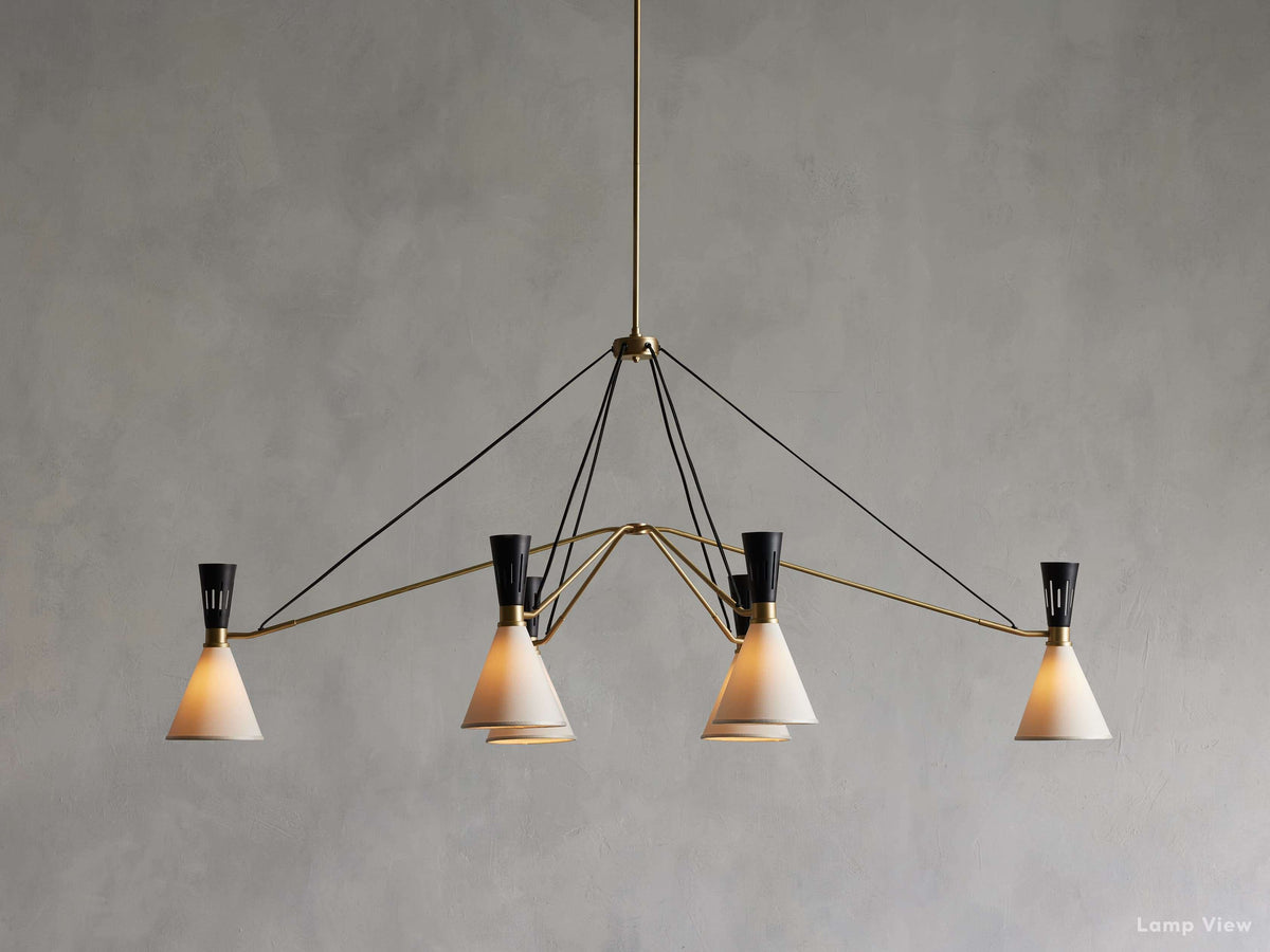 Ramsey Muted Diffusion Linear Chandelier