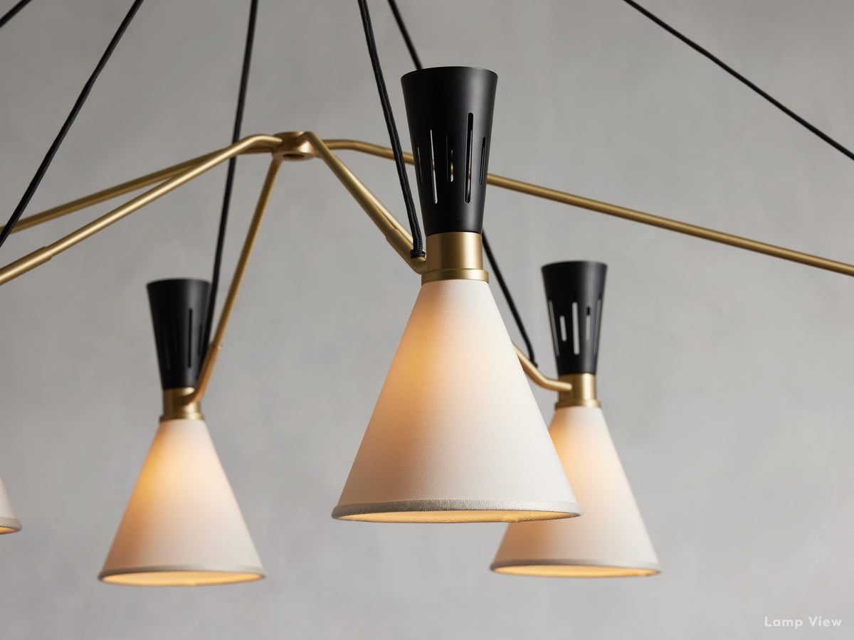 Ramsey Muted Diffusion Linear Chandelier