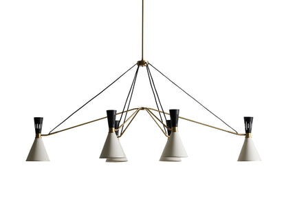 Ramsey Muted Diffusion Linear Chandelier